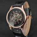 Leather belt wrist Automatic Mens sport watches