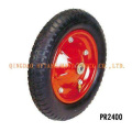 rubber wheel 3.00-8 with metal rim