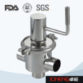 Válvula de desviación de flujo manual de grado sanitario de acero inoxidable (JN-FDV2001)
