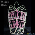 14 Inch Pink Spring Tree Rhinestone Pageant Crown