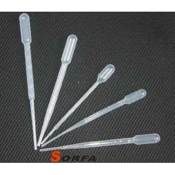 Pipette de transfert en plastique de laboratoire jetables 3ml