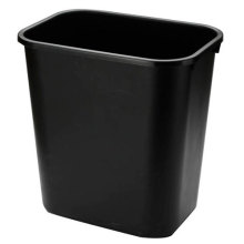 Black Plastic Paper Basket