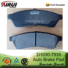 D1030-7935 Rear Auto Brake Pad for Suzuki Verona