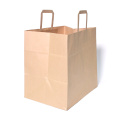 custom logo printing kraft paper bag with handles