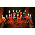 The safety of alphanumeric cartoon birthday candles