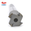 PCD diamond tipped edge armour slotting forming cutter