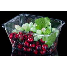 Household PET Transparent Salad Bowl Without Lid