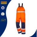 Hi Vis Orange Cotton Work Bib Brace