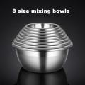 Food Grade Stainless Steel Deep Salad Bowl