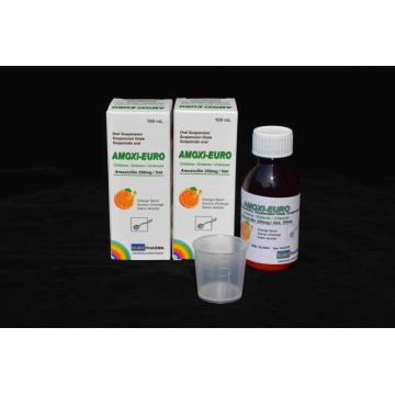 Amoxicillin für orale Suspension BP 250mg / 5ml