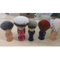 badger hair shaving brush and shaving stand set