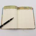 Paper retro painting notebook