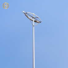 40m Outdoor Galvanized Lighting Tower With Slip Joint