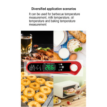 Digital Meat Thermometer with LED Display