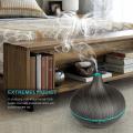 Ultrasonic Aroma Diffuser 300ml Wood Grain Humidifier