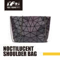 Noctilucent PU fashion shoulder bag chain handbags