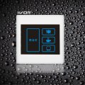 4 Gangs Light Touch Switch Wall Switch Plastic Frame (SK-T2300L4)