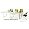 White MFC Wooden Modular Conference Room or Meeting Table