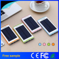 Grade a Lithium Polymer Battery 12000mAh Super Thin Solar Power Bank