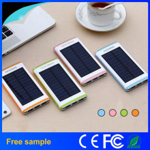 Waterproof Flashlight Portable Solar 12000mAh Power Bank