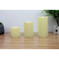 High quality battery Led simulated pillar candle