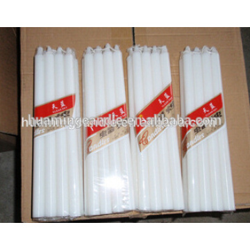 white candle household paraffin wax candle