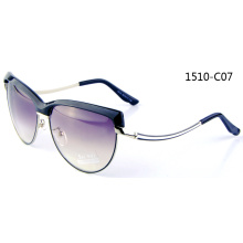 Metal oversize women's sunglasses