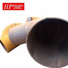 CrC hardfacing overlayer pipe with flange