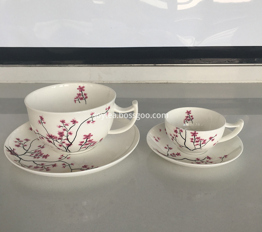 tea cup tray set 