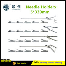 Reusable Laparoscopic Stainless Needle Holder Forceps