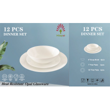 Dinner Plate Sets Heat Resistant Opal Glassware Sale