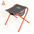 Mini tabouret de pêche en aluminium ultra-léger avec sac en filet