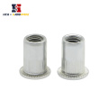 OEM Brass Rivet Knurled nut With Internal Thread