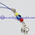 Turkish Blue Evil Eye Elephant Phone Charm Pendant