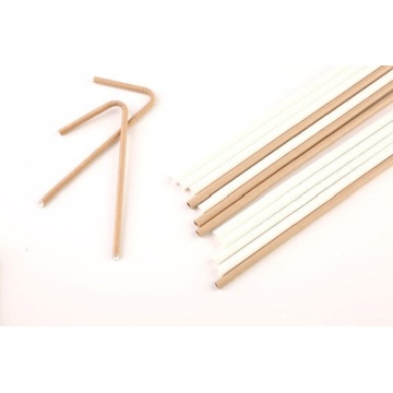 Compostable disposable drinking straw