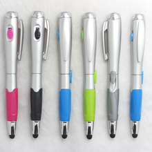 Горячая пластиковая ручка Touch LED Light для офисных принадлежностей