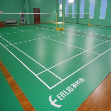 Enlio BWF Approved Badminton Court Flooring Mat