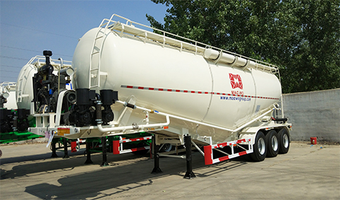 bulk cement semi trailer