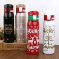 Outdoor Travel Vacuum Flask Stainless Christmas Thermos