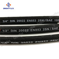 Rubber hydraulic hose sae 100r2at/din en853 2sn