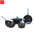 Forged Aluminium Marble nonstick Induction Cookware