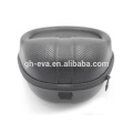 headphone protective carrying case with flocking