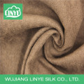 waterproof woven polyester suede fabric / sofa cushion cover fabric