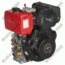 Motor Diesel de 4 tempos com 9.0HP único cilindro e acionador de partida elétrico opcional