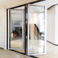 Aluminum Door Frame With Double Glass Folding Door