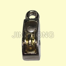 Nickel Plated Fixed Eye US Type Pulley With Single Wheel