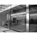 Exit automatic control slide doors