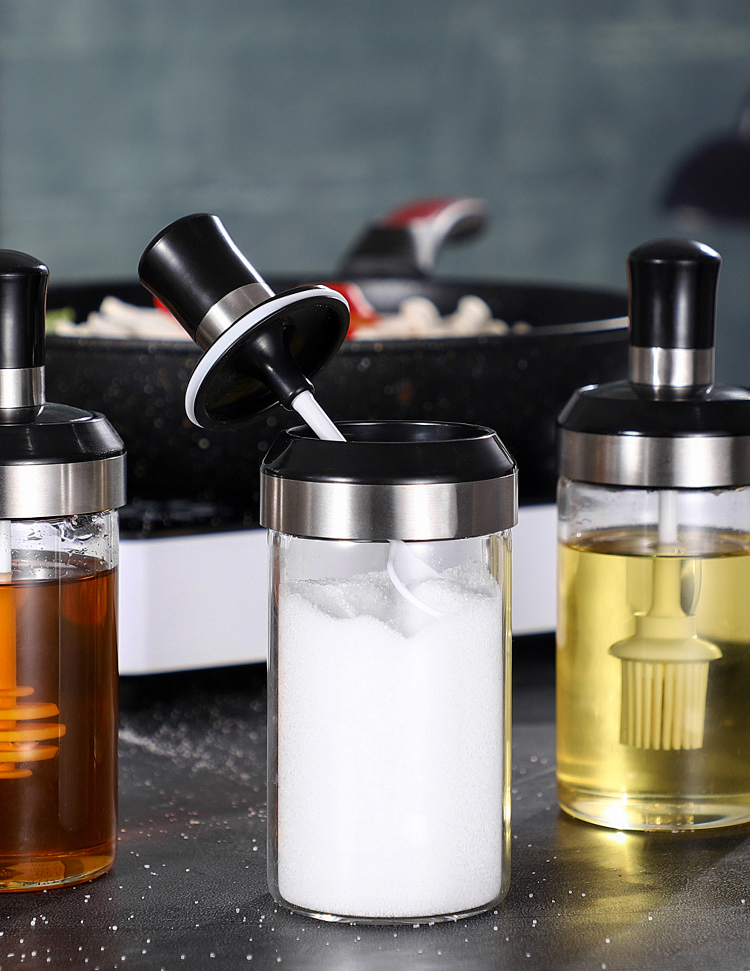 Clear Seasoning Salt Bottle