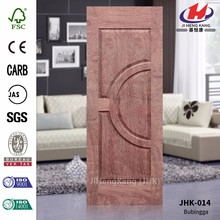 JHK-014 Best Semi-Circle Design Double Door Wood Bubinga Veneer Door Mmaterail  Quality Assured