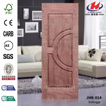 JHK-014 Bestes Semi-Circle Design Doppeltür Holz Bubinga Furnier Tür Mmaterail Qualität gesichert